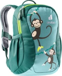 Deuter Kinderrucksack PICO Äffchen Dustblue-alpinegreen