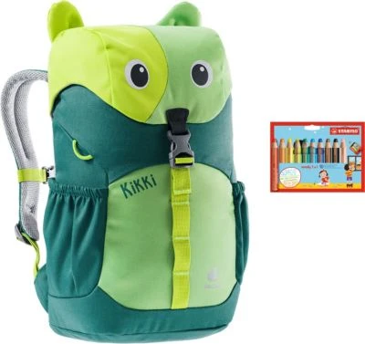 Deuter Sonderset: Kinderrucksack Kikki + STABILO Buntstifte Woody 3 In1, 10 Farben Inkl. Spitzer 1 Deuter Sonderset: Kinderrucksack Kikki + STABILO Buntstifte Woody 3 In1, 10 Farben Inkl. Spitzer